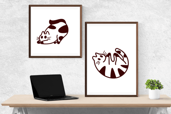 Goofy Cat Font PNG with transparent background - Preview 5