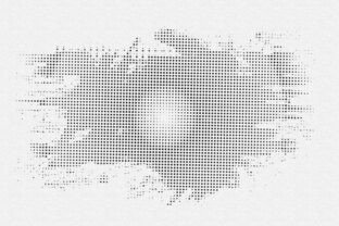 Grunge Halftone Shape Design Graphic by mristudio · Creative Fabrica