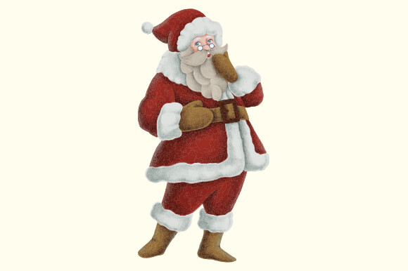 Merry Christmas Watercolor Clipart PNG - photo 2