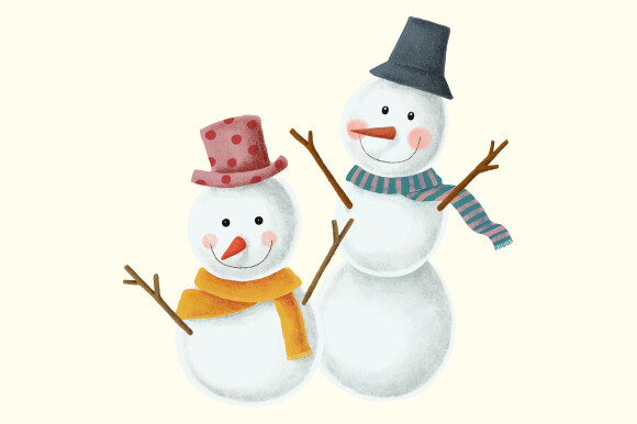 Merry Christmas Watercolor Clipart PNG - photo 3