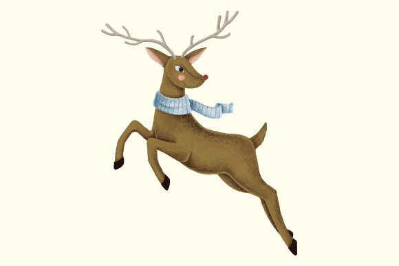 Merry Christmas Watercolor Clipart PNG - photo 4