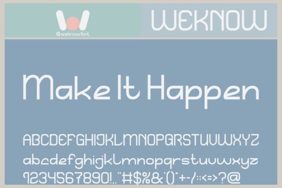 Quiet Thinker Font PNG with transparent background - Preview 4