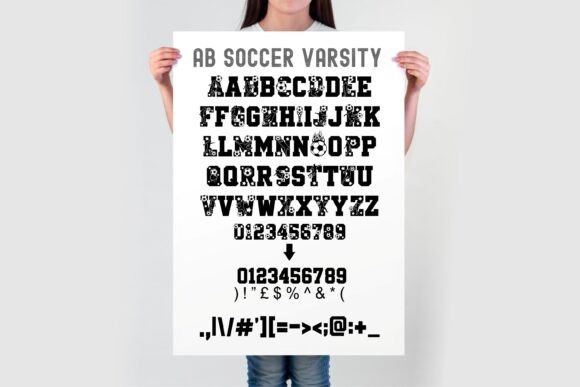 Ab Soccer Varsity Font - Preview 2