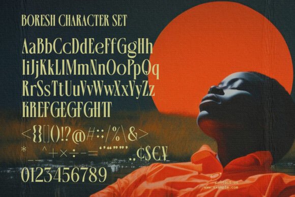 Boresh Font - Preview 2