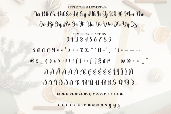 Calendar Winter Font - Preview 6