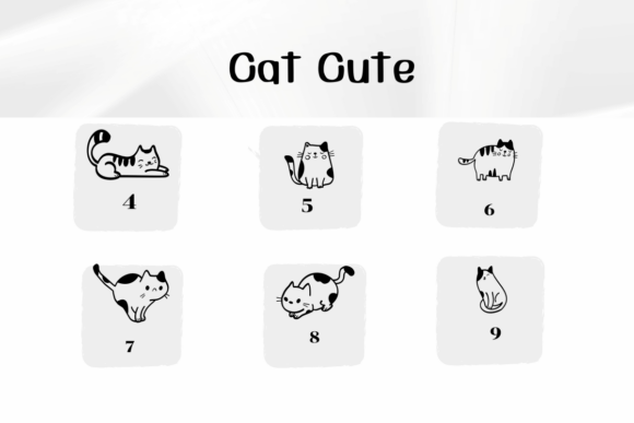 Cat Cute Font - Preview 3