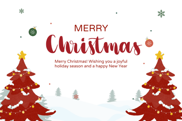 Christmas Bloom Font PNG with transparent background - Preview 1
