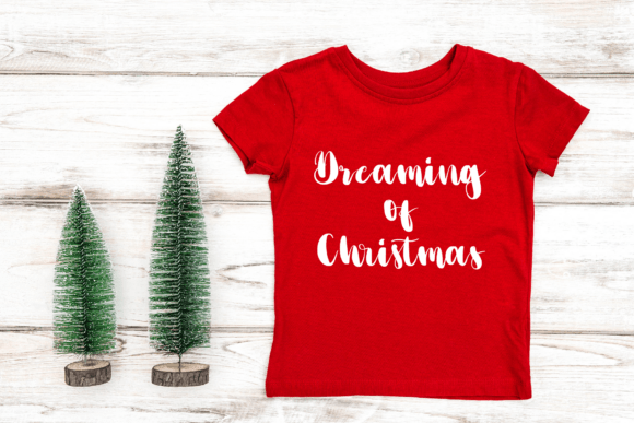 Christmas Bloom Font PNG with transparent background - Preview 6