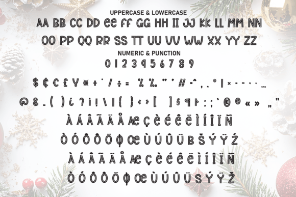 Christmas December Font - Preview 6