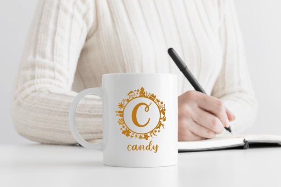 Christmas Festive Monogram Font - Preview 5