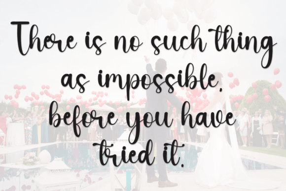 Christmas Glamour Font PNG with transparent background - Preview 2