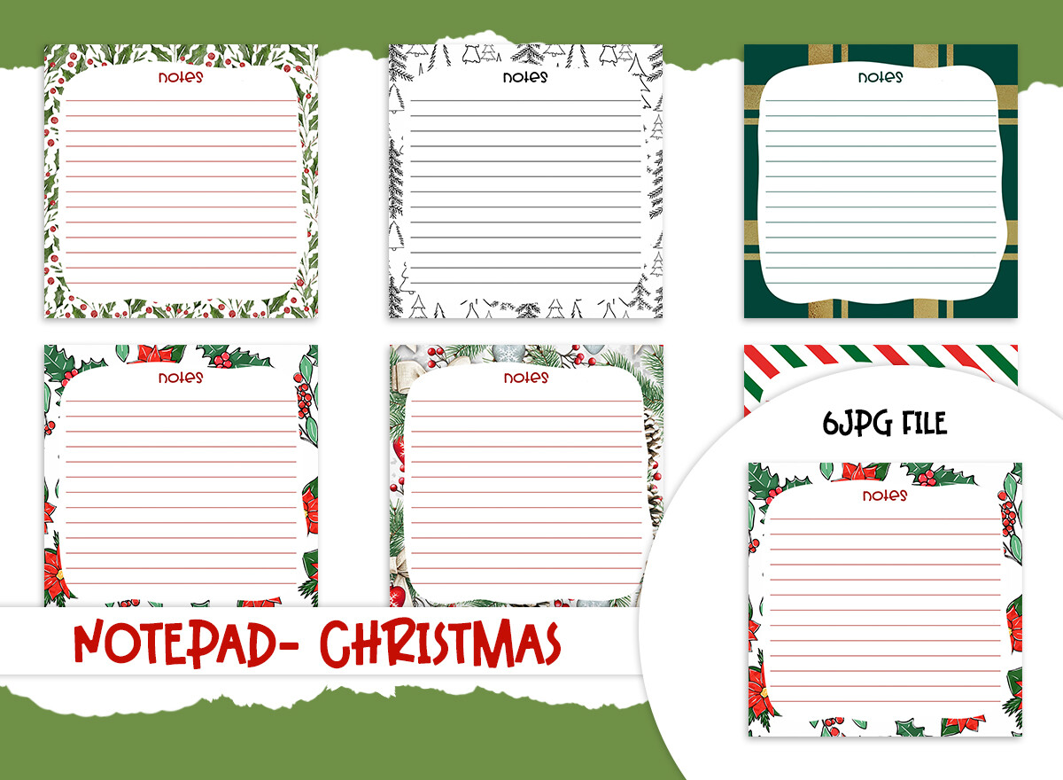 Christmas Memo Pad - Notepad