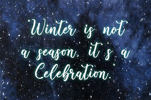 Christmas Serenity Font PNG with transparent background - Preview 4