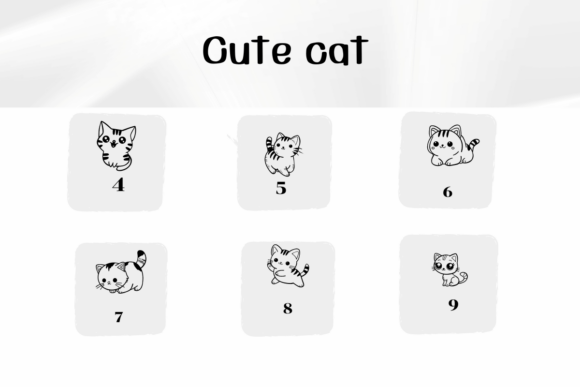 Cute Cat Font - Preview 3
