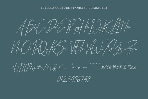 Estella Couture Font - Preview 5