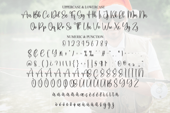 Fishing Christmas Font - Preview 6