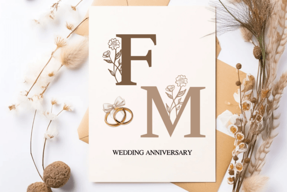 Flower Font - Preview 3