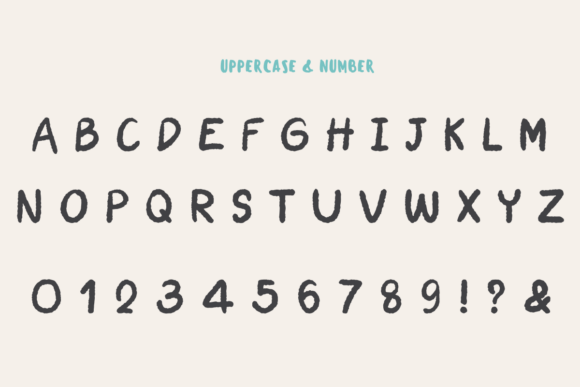 Fluffy Font - Preview 1
