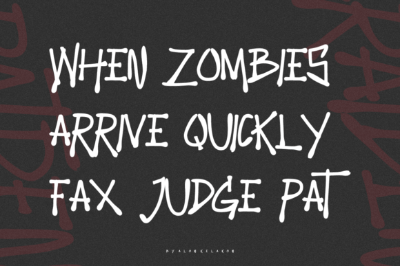 Gratdeng Font - Preview 3