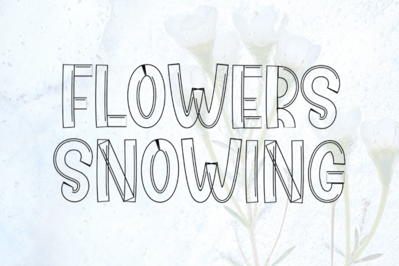 Hallo Winter Font - Preview 5