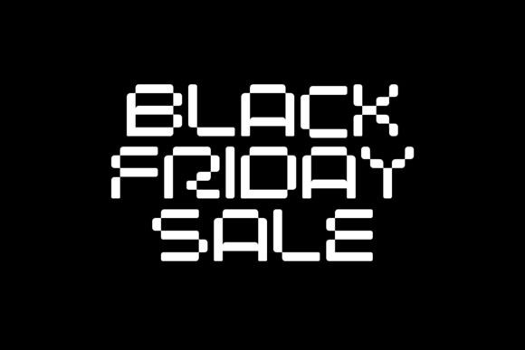 Pixel Space Font PNG with transparent background - Preview 1