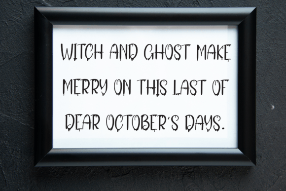 Santa Scary Font font preview - 2