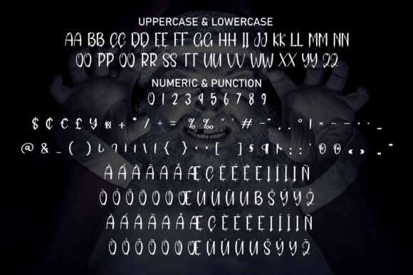 Santa Scary Font font preview - 6