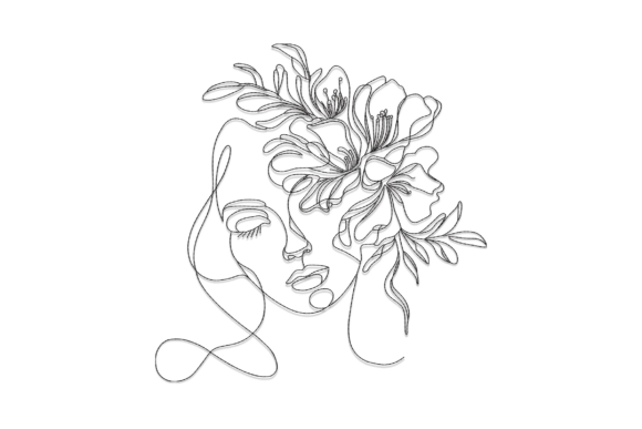 Women Floral Head