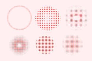 100 Halftone Brush Shape Design Graphic by mristudio · Creative Fabrica
