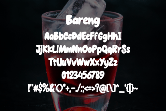 Bareng Font - Preview 1