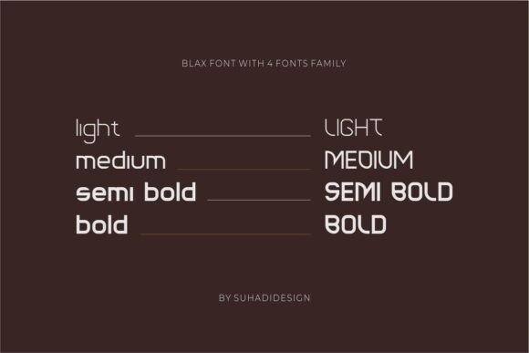 Blax Font - Preview 2