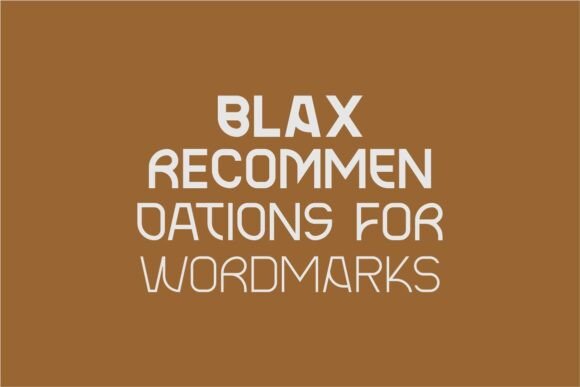 Blax Font - Preview 4