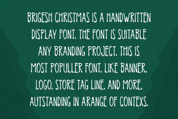 Brigesh Christmas Font - Preview 3