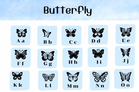 Butterfly Font - Preview 1