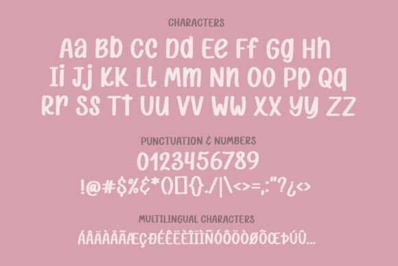 Candy Berry Font - Preview 2
