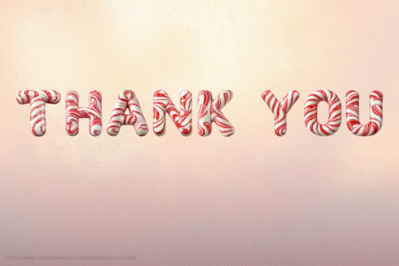 Candy Cane Christmas Font - Preview 3