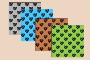 Dark Cute Heart 31 Seamless Pattern Graphic by daisy world · Creative ...