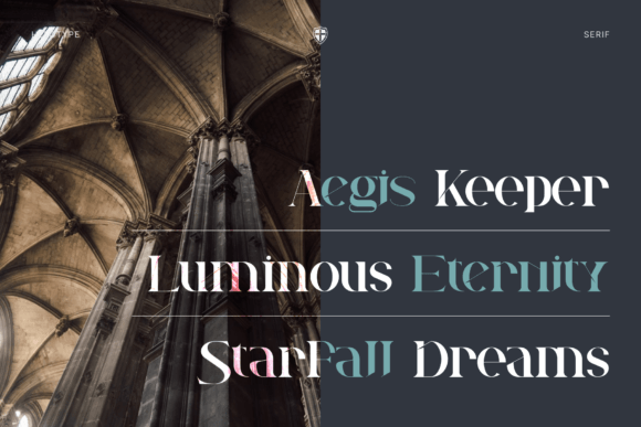 Eldritch Vanguard Font PNG with transparent background - Preview 2