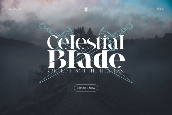 Eldritch Vanguard Font PNG with transparent background - Preview 4