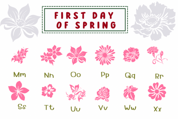 First Day of Spring Font font preview - 2