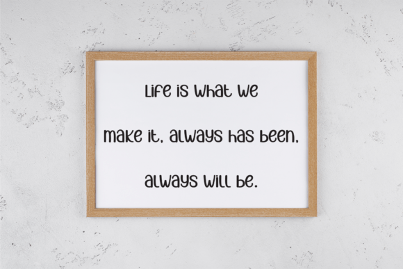 Giving Present Font PNG with transparent background - Preview 2