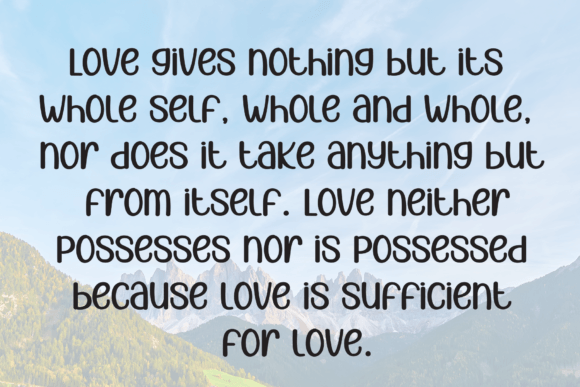 Giving Present Font PNG with transparent background - Preview 5