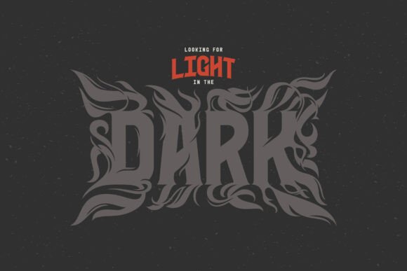 Hairy Metal Font - Preview 3