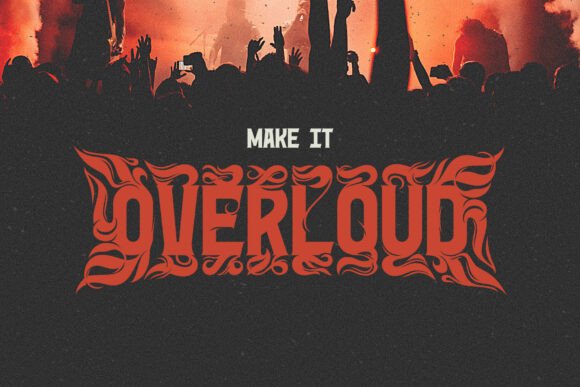 Hairy Metal Font - Preview 4
