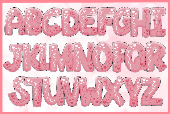 Lovelysweetie Font PNG with transparent background - Preview 1