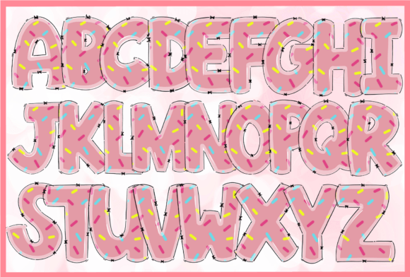 Lovelysweetie Font PNG with transparent background - Preview 2