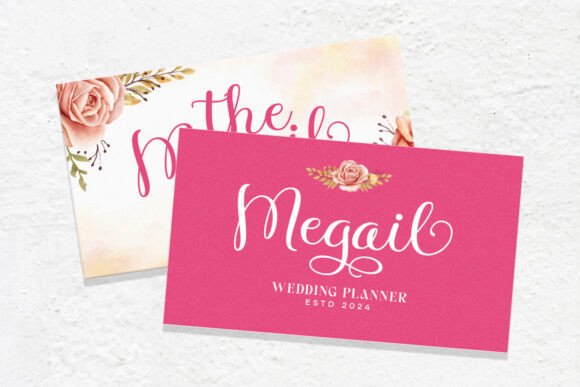 Nurila Script Font PNG with transparent background - Preview 5