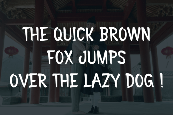 Onigero Font PNG with transparent background - Preview 4