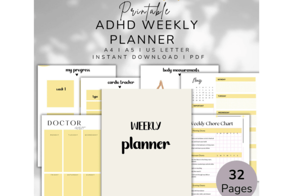 Printable ADHD Weekly Planner