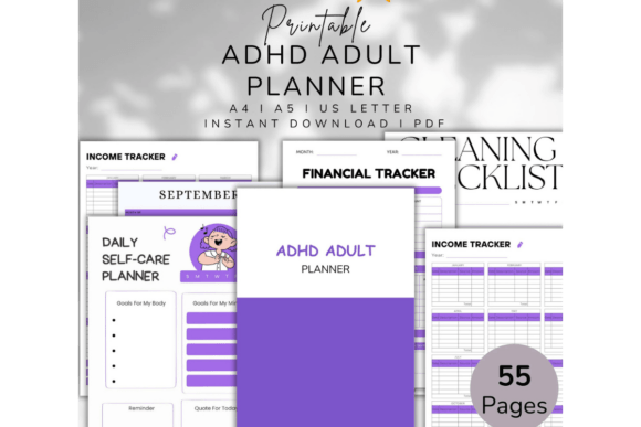Printable All-in-One ADHD Adult Planner